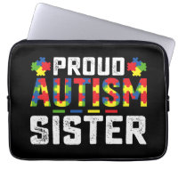 Proud Autism Sister Awareness Autistic Family