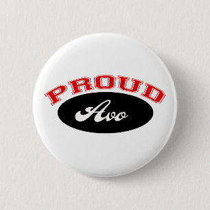 Proud Avo 6 Cm Round Badge