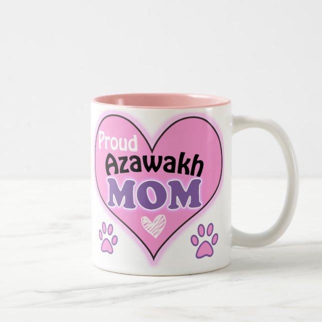 Proud Azawakh Mum Two-Tone Coffee Mug (Right)