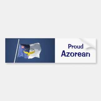 Proud azorean bumper sticker