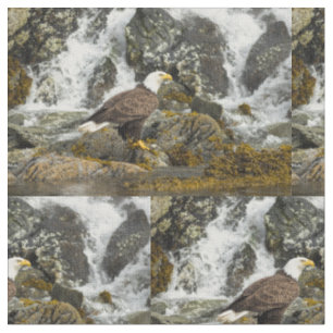 Proud Bald Eagle Fabric