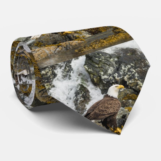 Proud Bald Eagle Tie (Rolled)