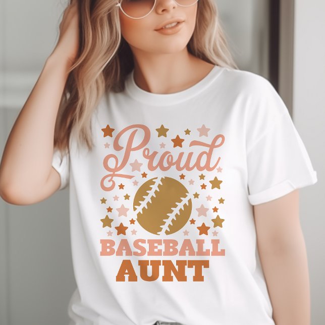 Proud Baseball Aunt T-Shirt (Creator Uploaded)