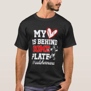 Proud Baseball Catcher Nana of A Baseball Catcher T-Shirt