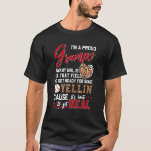 Proud Baseball Gramps Baseball Family Matching 1 T-Shirt