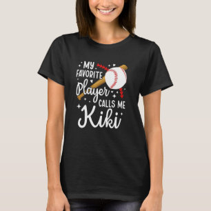 Proud Baseball Kiki Of A Baseball Player Kiki T-Shirt