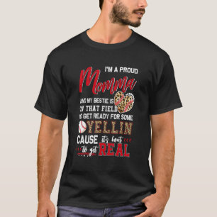 Proud Baseball Momma Baseball Family Matching 1 T-Shirt