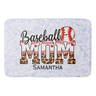 Proud Baseball Mum - Game Day Enthusiast Bath Mat