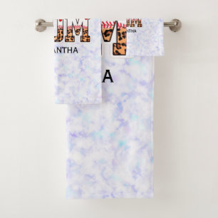 Proud Baseball Mum - Game Day Enthusiast Bath Towel Set