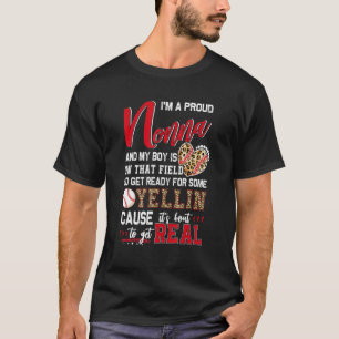 Proud Baseball Nonna Baseball Family Matching 1 T-Shirt