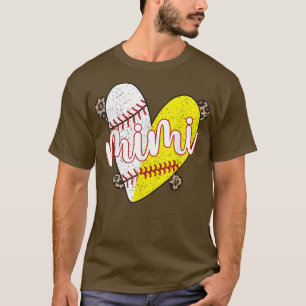 Proud Baseball Softball Mimi Grandma T-Shirt