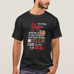 Proud Baseball Yaya Baseball Family Matching 1 T-Shirt
