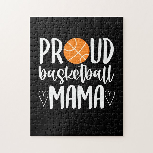 Proud Basketball Mama Jigsaw Puzzle (Vertical)