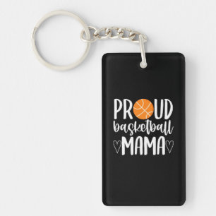 Proud Basketball Mama Key Ring