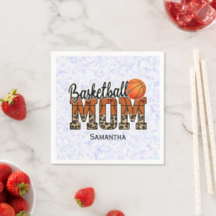 Proud Basketball Mum - Court-Side Champion Napkin