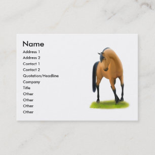 Proud Bay Horse Business Card