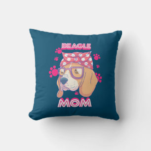 Proud Beagle Dog Mum Cushion
