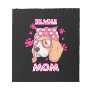 Proud Beagle Dog Mum Notepad