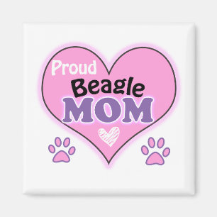 Proud Beagle mum Magnet