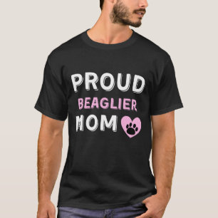 Proud Beaglier Dog Mom T-Shirt