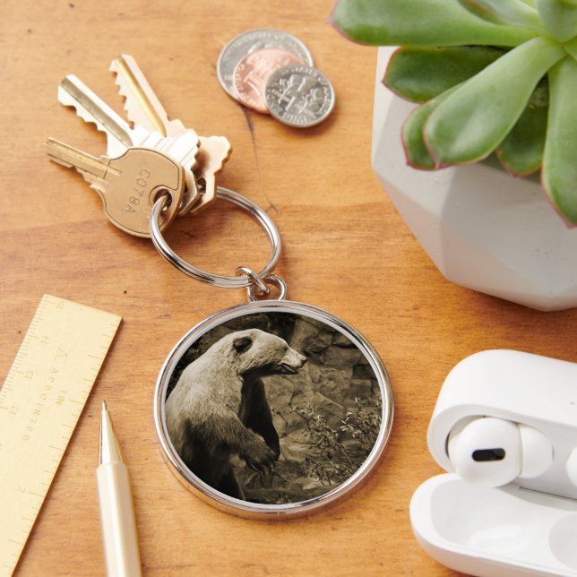 Proud Bear Key Ring (Desk)