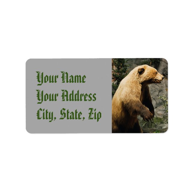 Proud Bear Label (Front)
