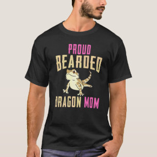 Proud Bearded Dragon Mum Reptile Lizard Gecko Wom T-Shirt