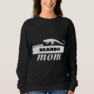 Proud Beardie Mum Bearded Dragon   Sweatshirt