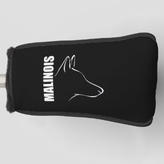 Proud Belgian Malinois profile dog TEE Shirt Golf Head Cover