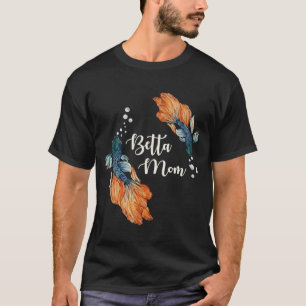 Proud Betta Mum Siamese Fighting Fish Watercolor A T-Shirt