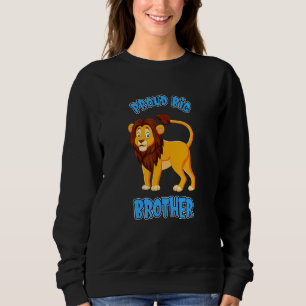 Proud Big Brother Lion For Boys & Siblings Kids Sweatshirt