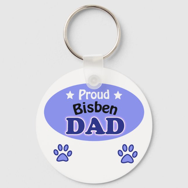 Proud Bisben Dad Key Ring (Front)