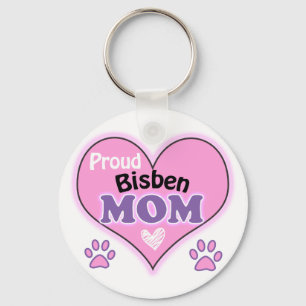 Proud Bisben Mom Key Ring