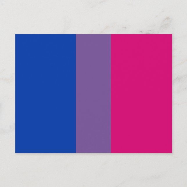 Proud Bisexual Postcard (Front)