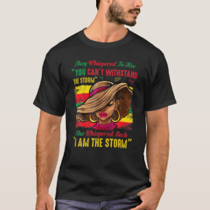 Proud Black African American Ladies Black History T-Shirt