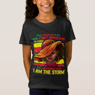 Proud Black African American Ladies Black History  T-Shirt