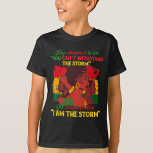 Proud Black African American Ladies Black History  T-Shirt