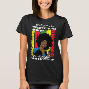 Proud Black African American Ladies Black Women Pr T-Shirt