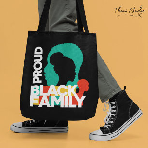 Proud Black Family Black History Month  Tote Bag