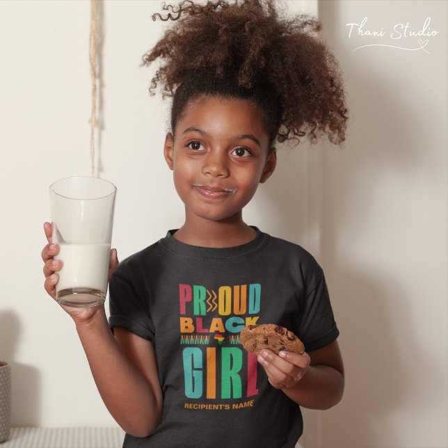 Proud Black Girl Black History Month Family T-Shirt (Creator Uploaded)