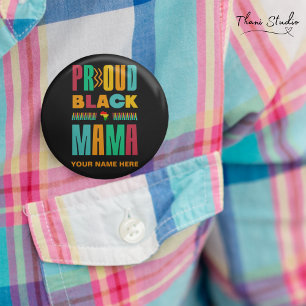 Proud Black Mama Black History Month Family 7.5 Cm Round Badge