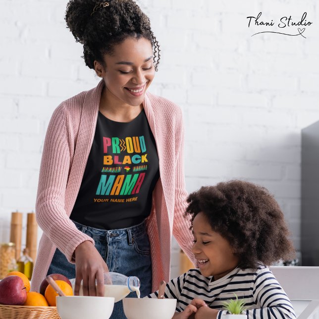 Proud Black Mama Black History Month Family T-Shirt (Creator Uploaded)