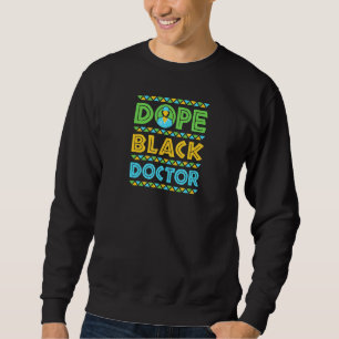 Proud Black Queen Phd Doctorate Degree Graduation Sweatshirt