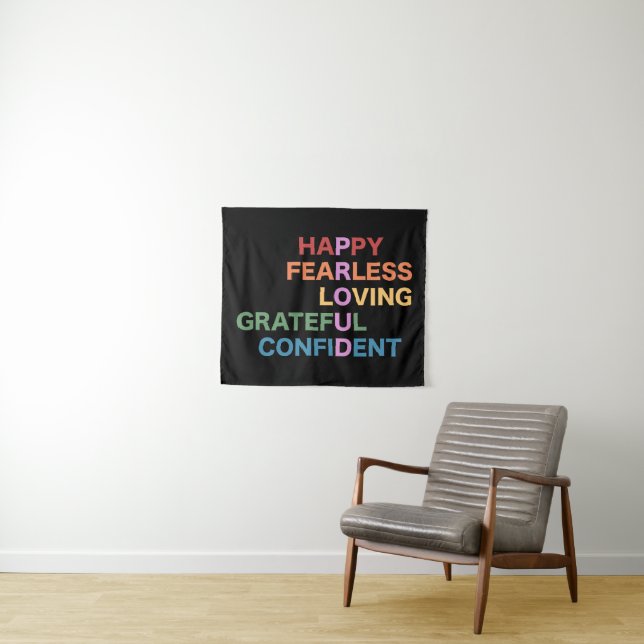 PROUD Black Small Tapestry (In Situ (Horizontal))