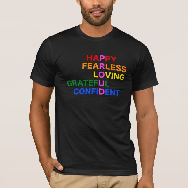 PROUD Black T-Shirt (Front)