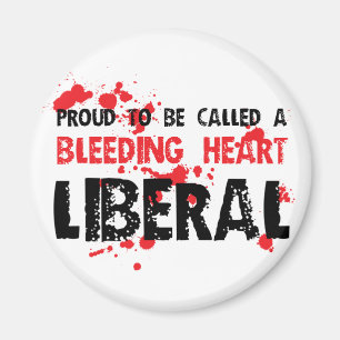 Proud Bleeding Heart Liberal Magnet