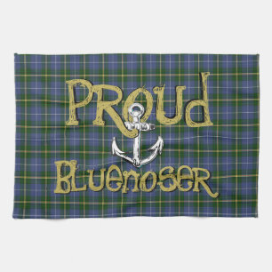 Proud Bluenoser Nova Scotia anchor kitchen towel