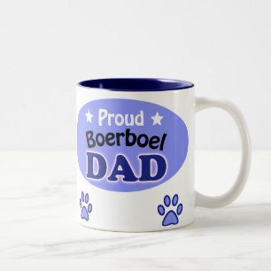 Proud Boerboel Dad Two-Tone Coffee Mug