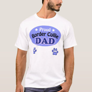 Proud Border Collie Dad T-Shirt