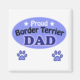 Proud Border Terrier dad Magnet